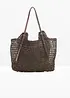 Borsa shopper con fibbie decorative, bonprix