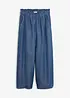 Pantaloni a palazzo cropped e fluenti con spacchi laterali, bonprix
