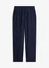 Pantaloni in misto lino con elastico in vita, bonprix