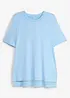 T-shirt lunga per sport con mesh, ad asciugatura rapida, bonprix