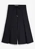 Pantaloni culotte sportivi ultraleggeri con pieghe, ad asciugatura rapida, bonprix