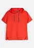 T-shirt per sport con cappuccio, asciugatura rapida, bonprix