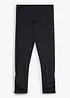 Leggings capri sportivi ultra leggeri con arricciatura, asciugatura rapida, bonprix
