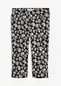 Pantaloni capri in cotone elasticizzato, bonprix