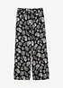 Pantaloni larghi in misto viscosa, bonprix