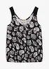 Top in misto viscosa, bonprix