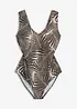 Costume intero con spalline larghe ed effetto modellante leggero, bonprix