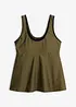 Top per tankini con ricamo, bonprix