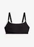 Reggiseno bikini a bustier con ricamo, bonprix