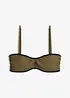 Reggiseno bikini a fascia con ricamo, bonprix