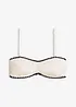 Reggiseno bikini a fascia con ricamo, bonprix