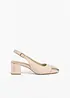 Décolleté slingback Marco Tozzi con tacco a blocco, Marco Tozzi