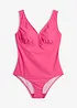 Costume intero con scollatura a V ed effetto modellante medio, bonprix
