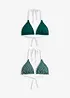 Reggiseno bikini a triangolo (pacco da 2), bonprix