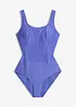 Costume intero in materiale lucido con effetto modellante medio, bonprix