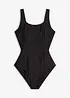 Costume intero in materiale lucido con effetto modellante medio, bonprix
