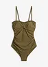 Costume intero con dettaglio incrociato ed effetto modellante leggero, bonprix