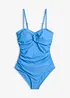 Costume intero con dettaglio incrociato ed effetto modellante leggero, bonprix