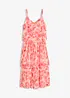 Abito midi in morbido mesh, bonprix