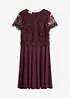 Abito midi con pizzo, bonprix