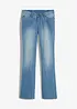 Jeans bootcut elasticizzati, vita media, bonprix