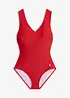 Costume intero con effetto modellante medio e scollatura a V, bonprix