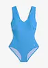 Costume intero con effetto modellante medio e scollatura a V, bonprix