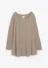Maglia a maniche lunghe in misto cotone e viscosa, bonprix