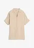 Blusa oversize lunga in soffice mussola, bonprix