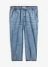 Jeans barrel cropped, vita media, bonprix