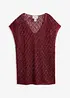 T-shirt in maglia con paillettes, bonprix