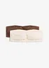 Reggiseno a fascia con cotone biologico (pacco da 2), bonprix