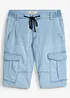 Bermuda di jeans in felpa, regular fit, bonprix