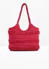 Borsa shopper in cotone dall’effetto strutturato, bonprix