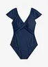 Costume intero con dettaglio incrociato ed effetto modellante leggero, bonprix