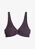 Reggiseno a bustier per bikini con dettaglio attorcigliato, bonprix