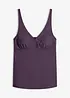 Top per tankini con scollo a V, bonprix