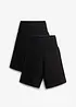 Shorts in jersey leggeri per la gravidanza e il post-parto (pacco da 2), bonprix