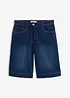 Bermuda in jeans di cotone biologico, vita media, bonprix
