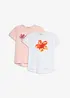 Maglia in misto cotone elasticizzato (pacco da 2), bonprix
