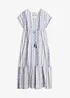 Abito midi in misto cotone, bonprix