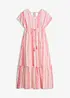 Abito midi in misto cotone, bonprix