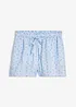 Shorts con vita elastica in mussola ariosa, bonprix