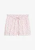 Shorts con vita elastica in mussola ariosa, bonprix