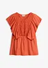 Maglia in crêpe operato, bonprix