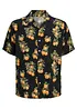 Camicia a maniche corte JJ REBEL in viscosa fluida, JJ REBEL