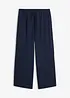 Pantaloni culotte in tessuto strutturato, bonprix