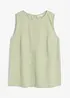 Top in misto viscosa e lino, bonprix