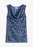 Top con scollo a cascata, bonprix