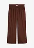 Pantaloni larghi in misto viscosa morbido, bonprix